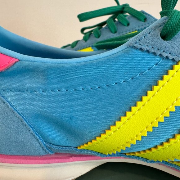 2025 Adidas Women's SL72 OG 'Sky Rush Solar Yellow Satin' - Size 7 - Picture 8 of 9